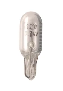 Автолампа W1,7W, 12V 1,7W, безцокольная W2,1x5,3d, (панель приборов). 905926 "Nord YADA"
