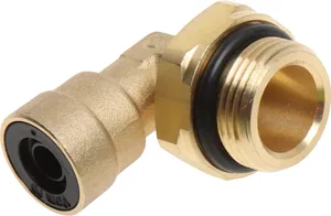 Фитинг латунный угловой D=10 М22х1,5 ПАЗ, артикул 9502 10-М22Х1,5ТС