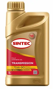 Масло трансмиссионное Sintec 75W-90 GL-4 синтетика 1 л, артикул 963361