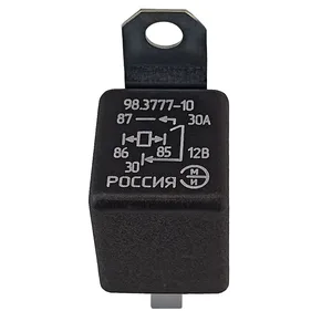 Реле 98.3777 5-и конт.с кроншт. (аналог 90.3747) 12v, 30/20 А, артикул 98-3777000