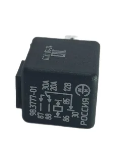 Реле 98.3777-01 5-и конт.под кроншт. (аналог 90.3747-01) 12v, 30/20 А, артикул 98-3777000-01