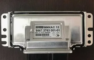 Блок управления дв. Газель-Бизнес УМЗ-4216 Евро-IV с ГБО микас 12: бензин/сжиженный нефтяной газ (пропан-бутан), K-line, тахометр, температура жидкости на указатель КП, индикатор неисправности на КП, артикул 9867.3763 001-01