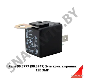 Реле 987.3777 5-и конт.без кроншт. с резистором (аналог 907.3747) 24v, 20/10 А, артикул 987-3777000