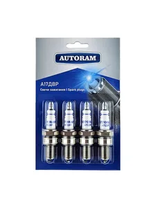 Свеча А17В - ГАЗ, УАЗ, (BP6HS) (Блистер, цена за 1 шт) . "AUTORAM"