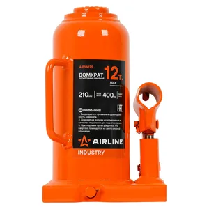 Домкрат бутылочный сварной 12т (210-400мм) INDUSTRY (AJBW12S)