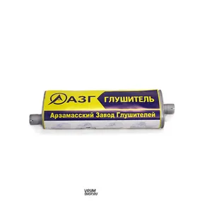 Глушитель ГАЗ 3302, 2217, 3307 ЕВРО-3 (ХОМУТ/ХОМУТ) ТИТАН, артикул АК-3302-1201010Т