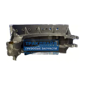 Накладка тормозная мост JAC N350, N410, передний, сверлённая, с заклёпками, ширина 180мм., к-т 8шт./8+6отв. (АК35013225GJH+АК35013235GJH), артикул АК35013235GJH-RN