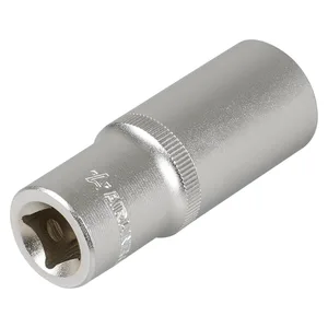 Головка торцевая 1/2" DR двенадцатигранная 23мм глубокая, пласт. подвес (ATAO036)