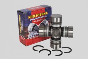 Крестовина кард. вала ГАЗ 24, УАЗ (мелкий ролик) с тавот. и стопор. кольцами 019 (Эксперт), артикул ВК469-2201025