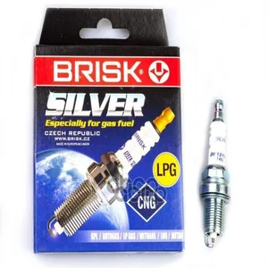 Свеча DR15YS-09-N (1462) Daewoo Nexia/Chevrolet Lacetti/AUDI/TOYOTA. (1 шт) "Brisk" SILVER, артикул DR15YS9