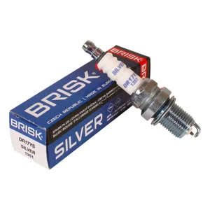 Свеча DR17YS-0.9-N (1463) ГАЗ, УАЗ, (ЗМЗ 406 Е-3)/Kia/Nissan/Toyota (1 шт) "Brisk" SILVER, артикул DR17YS-9