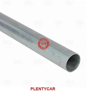 Труба глушителя прямая 63х2000 (d=63х1.5, L=2000мм) (алюм. сталь). EMC 0164 "TRIALLI"