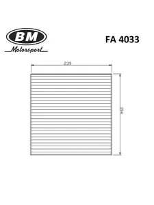 Фильтр салонный HYUNDAI/KIA. FA 2244 "BM" — ракурс 1