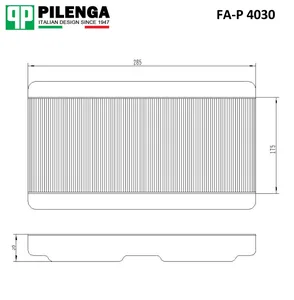 Фильтр салонный CITROEN/PEUGEOT/FIAT. FA-P 4030 "PILENGA"
