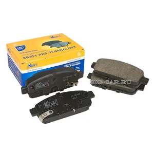 Колодки задние CHEVROLET Cruze, OPEL Astra J, дисковые (с антишумовой накладкой). KT 091402 "KRAFT"