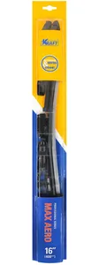 Щетка стеклоочистителя бескаркасная 400мм, (10 адаптеров). KT 830023 "KRAFT"