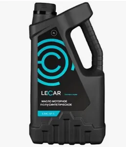Масло моторное LECAR Optimum 5W-40, SL п/синтетика 4 л, артикул LECAR-0000120-10