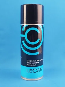 Очиститель битумных пятен и следов насекомых LECAR (аэрозоль) 520 мл, артикул LECAR-0000112-12