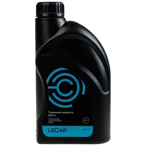 Тормозная жидкость LECAR DOT-4 910 мл, артикул LECAR-0000214-10