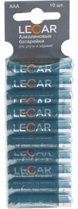 Батарейка LECAR ALKALINE AAA (уп. 10 шт.), артикул LECAR-0000331-06
