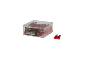 Предохранители LECAR Стандарт 10А, 50 шт., пластиковый бокс, артикул LECAR000040503