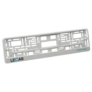 Рамка под номер LECAR шелкография (белая), артикул LECAR-0000604-08