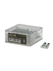 Предохранители LECAR Стандарт 25А, 50 шт., пластиковый бокс, артикул LECAR-0000705-03