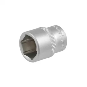 Головка 6-гранная х 14 мм 1/4" (хром-ванадий), артикул LECAR-0000712-14