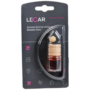 Ароматизатор подвесной флакон с деревянной крышкой LECAR Bubble Gum 5 мл., артикул LECAR-0001224-12