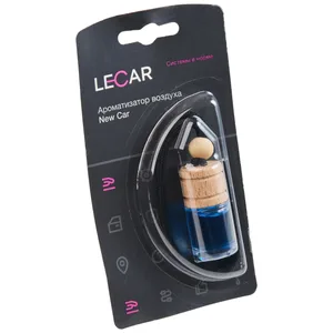 Ароматизатор подвесной флакон с деревянной крышкой LECAR New Car 5 мл., артикул LECAR-0001324-12