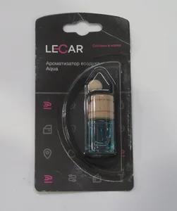 Ароматизатор подвесной флакон с деревянной крышкой LECAR Aqua 5 мл., артикул LECAR000152412