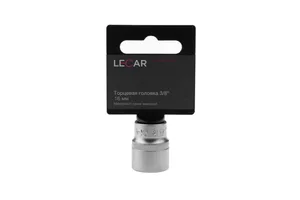 Головка 6-гранная х 20 мм 3/8" (хром-ванадий), артикул LECAR-0002012-14