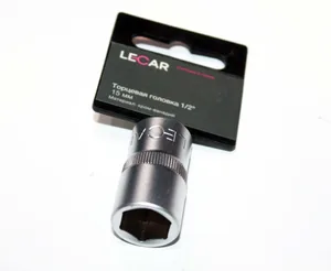 Головка 6-гранная х 15 мм 1/2" (хром-ванадий), артикул LECAR-0003212-14