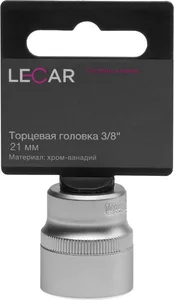 Головка 6-гранная х 19 мм 1/2" (хром-ванадий), артикул LECAR-0003612-14