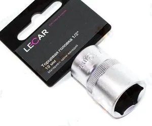 Головка 6-гранная х 22 мм 1/2" (хром-ванадий), артикул LECAR-0003912-14