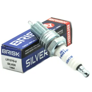 Свеча LR15YS-09-N (1464) AUDI/HONDA/MITSUBISHI/NISSAN/TOYOTA/VW. (1 шт) "Brisk" SILVER, артикул LR15YS9