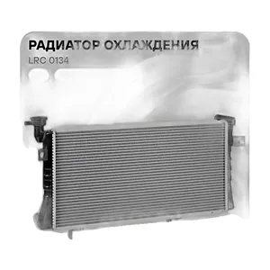 Радиатор водяной ВАЗ 21214, 2120, 21218, 2131, 2339, 2346 Нива, LADA NIVA Legend 3-х и 5-ти дверная, LADA 4х4WD, алюминиевый, 1-но рядный, с пластиковыми бачками, паяный, ПОВЫШЕННАЯ ТЕПЛООТДАЧА (21214-1301012, 21214-1301012-21), артикул LRc 0134