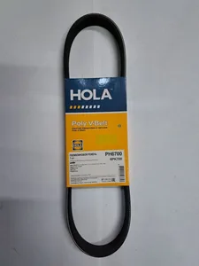 Ремень приводной ВАЗ 2108-099, 2113-15, (инжектор) поликлиновый (6PK700). "HOLA", артикул PH6700