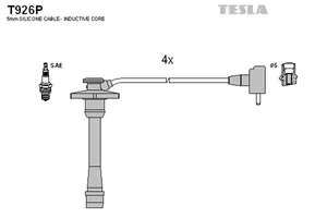 Провода в/в TOYOTA дв. 4EFE, 5EFE CALDINA, COROLLA, COROLLA 2, CORSA/TERCEL, CYNOS, RAUM, SPRINTER, STARLET, артикул T926P