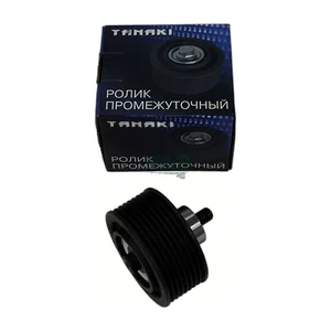Ролик натяжителя ремня для а/м ГАЗ 33106 Валдай, ГАЗон NEXT, ПАЗ, КАМАЗ дв.Cummins ISF 3.8, 6ВТ, промежуточный обводной, правый (5265369), артикул TKG-1308080-91