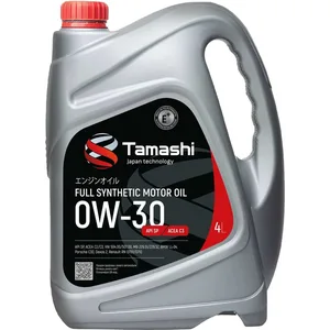 Масло 0W-20 синтетическое 4л (API SP/CF, SN+ ACEA C5). 0W20T084 "TAMASHI" — ракурс 1